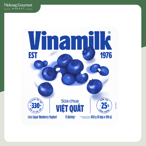 Sữa chua ăn việt quất ít đường Vinamilk 100g