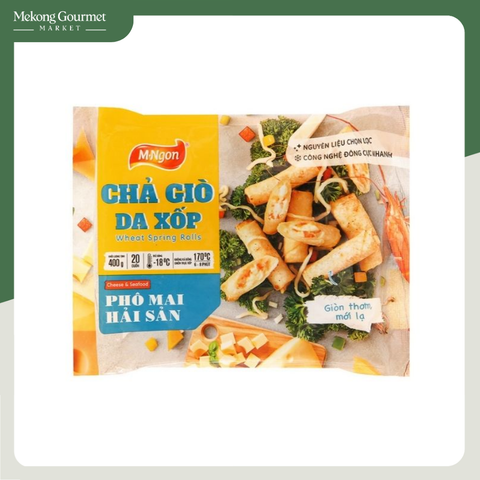 Chả giò phô mai hải sản đông lạnh M-NGON 400g