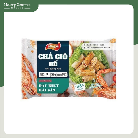 Chả giò rế đặc biệt hải sản đông lạnh M-NGON 500g