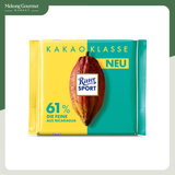 Chocolate đen 61% cacao Ritter Sport 100g