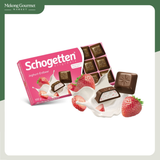 Chocolate thanh 13 vị Schogetten - Sữa chua dâu tây- 100g