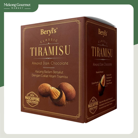 Chocolate đen tiramisu bọc hạnh nhân Beryl's 100g