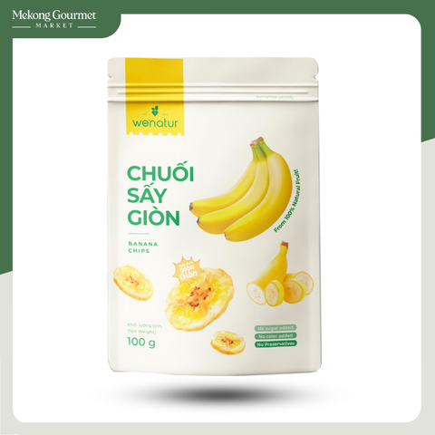 Chuối sấy giòn Wenatur 100g