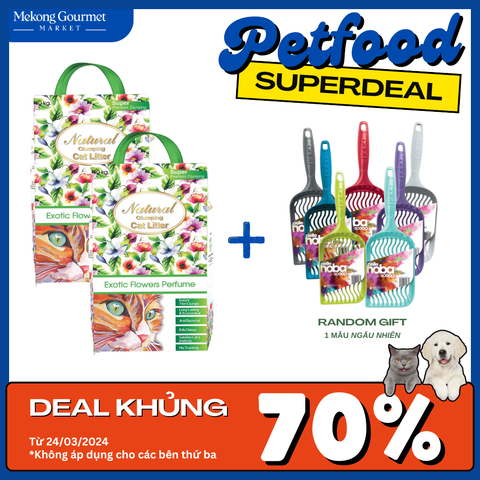 Cát vệ sinh cho mèo hương quyến rũ INDIA CAT LITTER 7.5kg