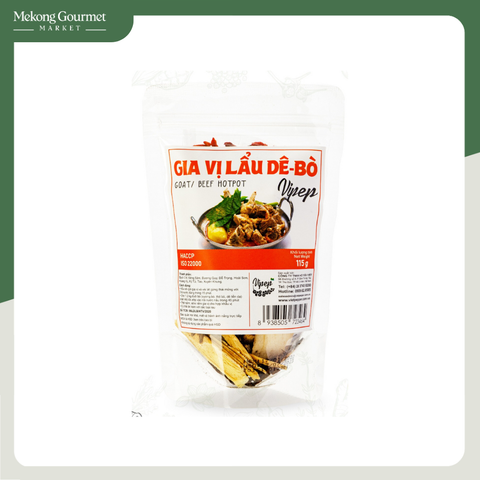 Gia vị lẩu dê - bò Vipep 115g