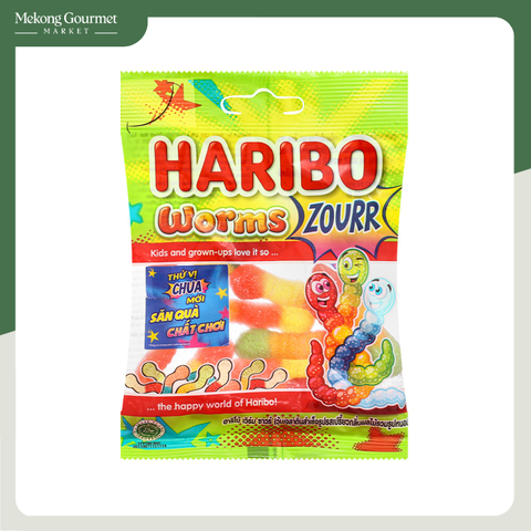 Kẹo dẻo Worms Zourr Haribo 45g