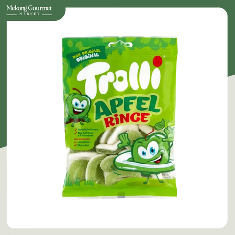 Kẹo dẻo vị táo Trolli Apfelringe 150g