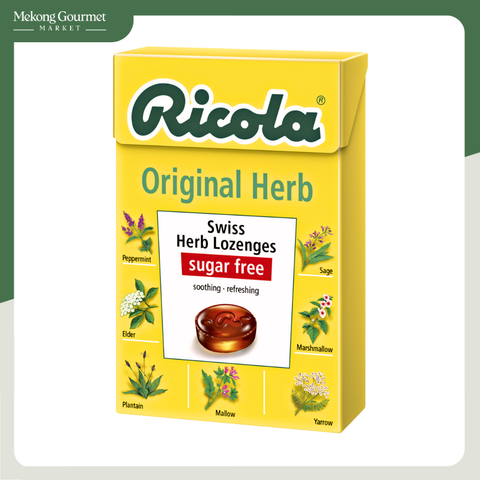 Kẹo thảo mộc tự nhiên Original không đường Ricola 40g