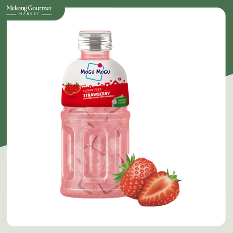 Kẹo vitamin C vị dâu không đường Mogu Mogu 19.5g