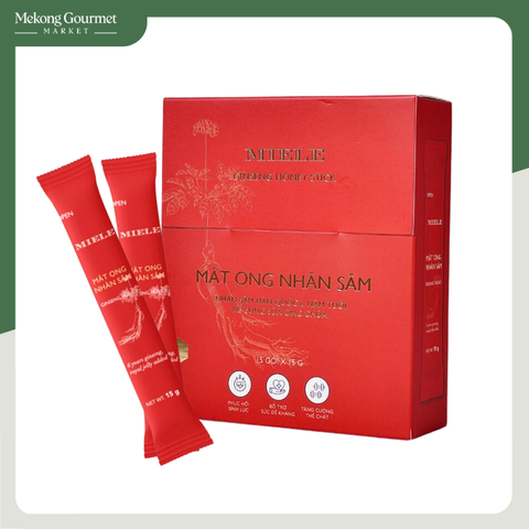 Mật ong nhân sâm Miele 15góix15g