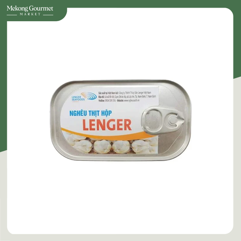 Nghêu thit hộp Lenger 111g