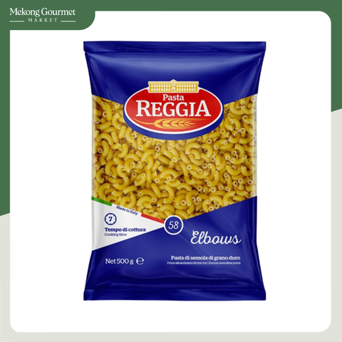 Nui ý ống cong 58 Pasta Reggia 500g