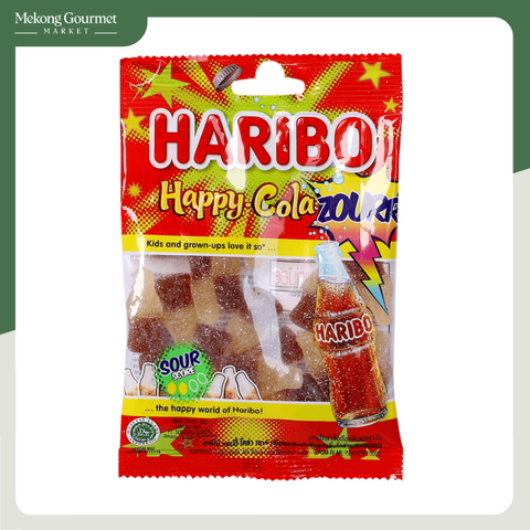 Kẹo dẻo Happy Cola Zourr Haribo 80g