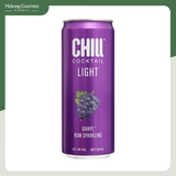 Nước trái cây lên men Chill Light Nho & Rum Cocktail 3% 330ml