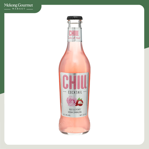 Nước trái cây lên men Chill Original Rose & Lychee Vodka Cocktail 4% 275ml