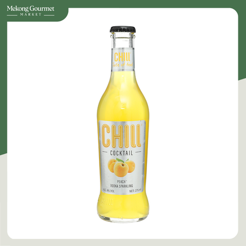 Nước trái cây lên men Chill Original Peach & Vodka Cocktail 4% 275ml