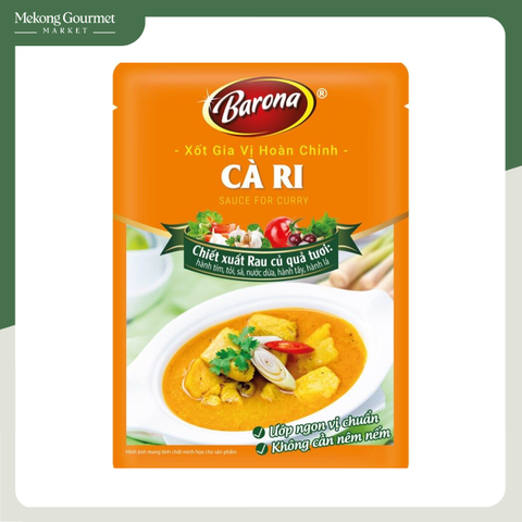 Nước xốt gia vị hoàn chỉnh cà ri Barona 80g
