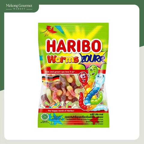 Kẹo dẻo Worms Zourr Haribo 80g