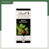 Chocolate dạng thanh, vị bạc hà, không có nhân Lindt Exellence 100g