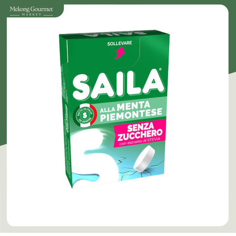 Kẹo Ngậm Không Đường Vị Bạc Hà Saila 40g