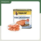 Thịt heo hộp Luncheon Meat 40% Less Sodium Tulip 340 g