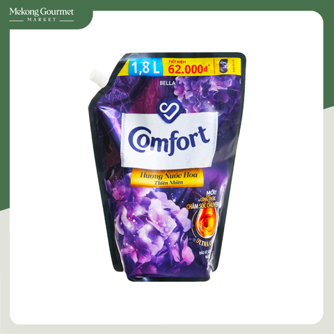 Nước xả vải Comfort hương nước hoa Bella 1.8L