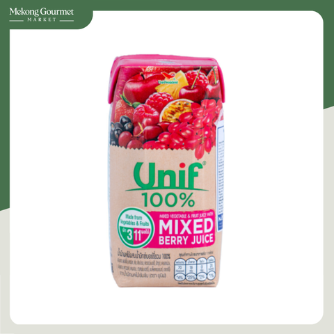 Nước ép rau củ quả Mixed Berry Unif 200m