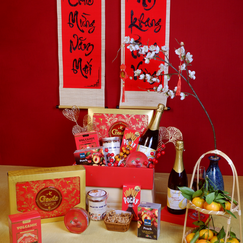 Set Hồng Châu - Quà tết 2025