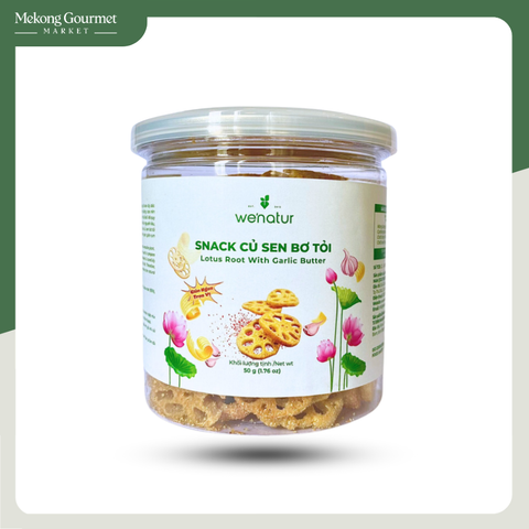 Snack củ sen vị bơ tỏi Wenatur 50g