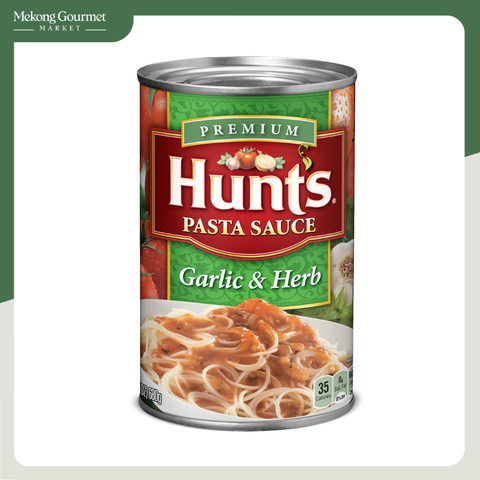 Sốt mì Ý Garlic & Herb Hunts 680g