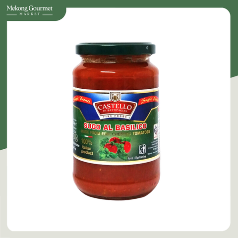 Sốt mỳ spaghetti Basil Castello 350g