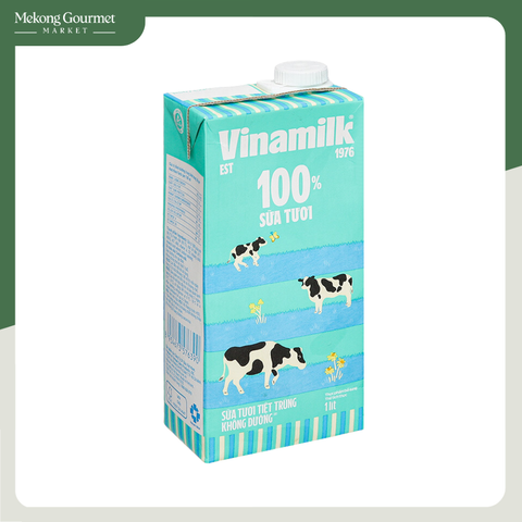 Sữa tươi tiệt trùng không đường Vinamilk 1L