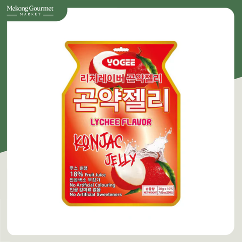 Thạch Konjac Hương Vị Vải Yogee 200g