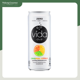 Nước ngọt có gas không calo vị cam chanh Vida 325ml