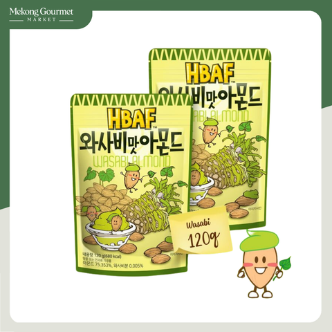Hạt Hạnh Nhân Tẩm Wasabi HBAF 120g