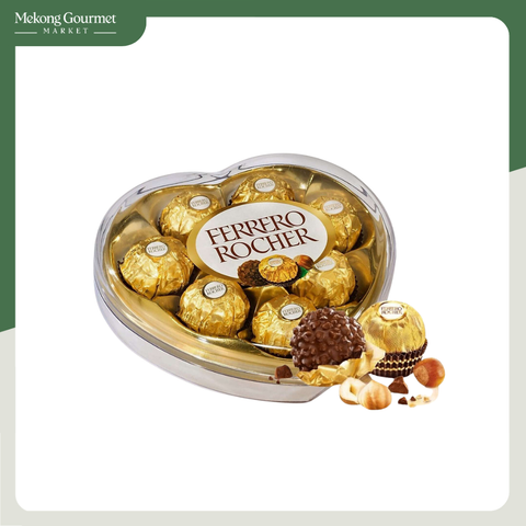 Chocolate Ferrero Rocher trái tim 100g