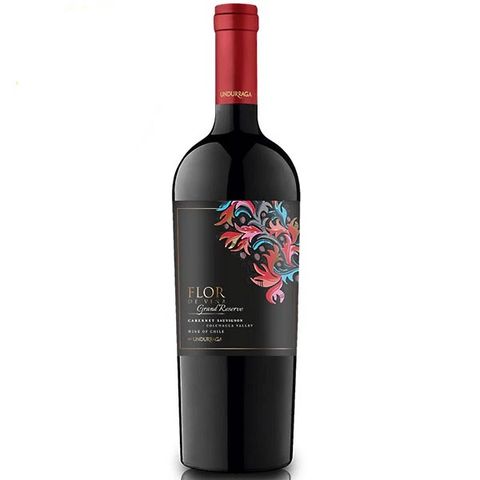 Rượu Vang Đỏ Chile Undurraga Flor De Vina Grand Cabernet Sauvignon 14% 750ml