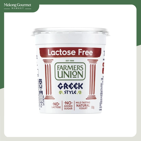 Sữa chua Greek Không Lactose Farmers Union 500g