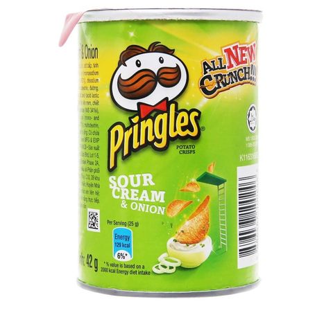Khoai tây chiên vị kem và hành Pringles 42g