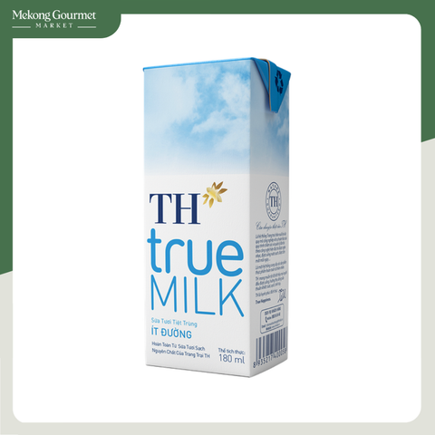 Sữa tươi tiệt trùng ít đường TH True Milk 180ml