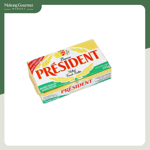 Bơ mặn 80% béo hiệu President 200g