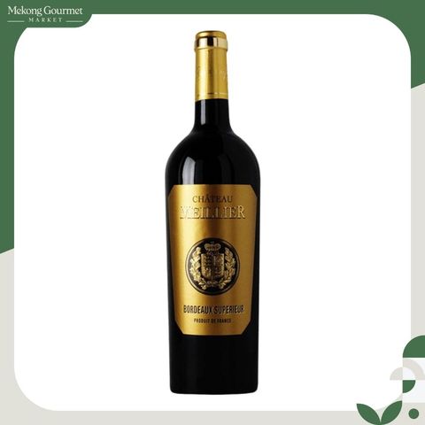 Rượu Vang Đỏ Pháp Chateau Meillier Bordeaux Superieur Rouge 14% 750ml