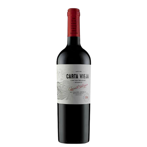 Rượu Vang Đỏ Chile Carta Vieja Reserva Cab Sauv 14% 750ml