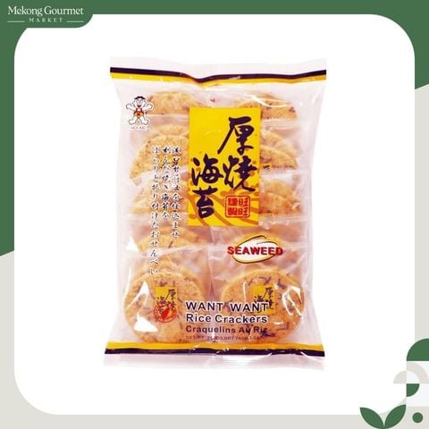 Bánh gạo rong biển Want Want 160g