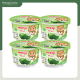 Sữa Chua Với Thạch Dừa Hiệu Meiji 90g x 4 Hộp