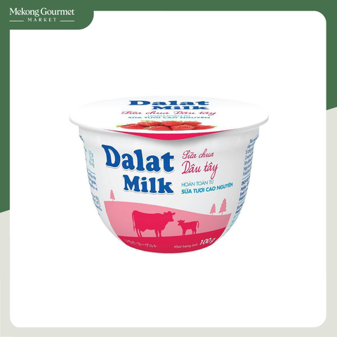 Sữa chua dâu tây Dalat Milk 100g