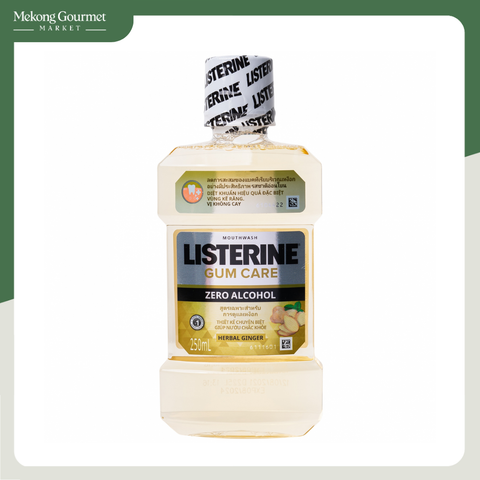 Nước súc miệng Listerine Gum Care Vị Gừng Thảo Mộc 250ml