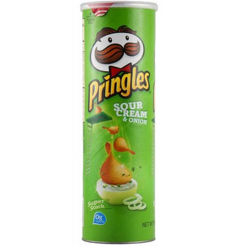 Khoai tây chiên vị kem và hành Pringles 107g