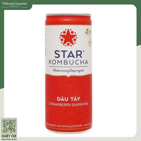 Star Kombucha Dâu Tây 250ml
