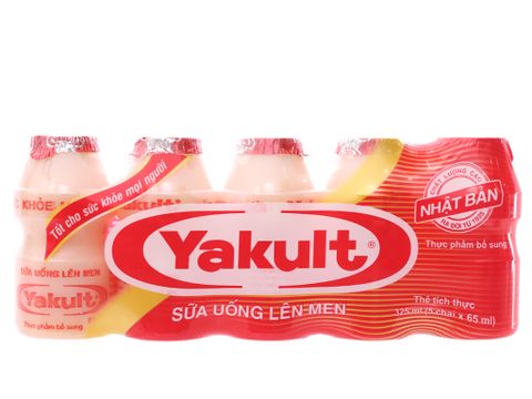 Sữa Chua Uống Lên Men Yakult 5 Chai x 65ml